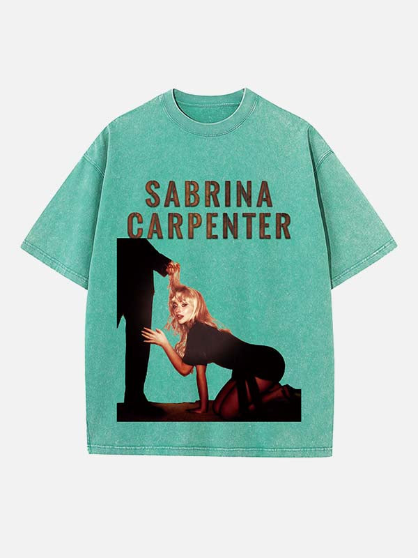 Sabrina Carpenter Print Round Neck T-shirt
