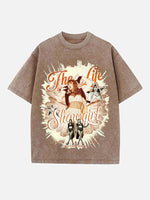 Taylor Swift Print Round Neck T-shirt
