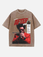 The Weeknd Print Round Neck T-shirt