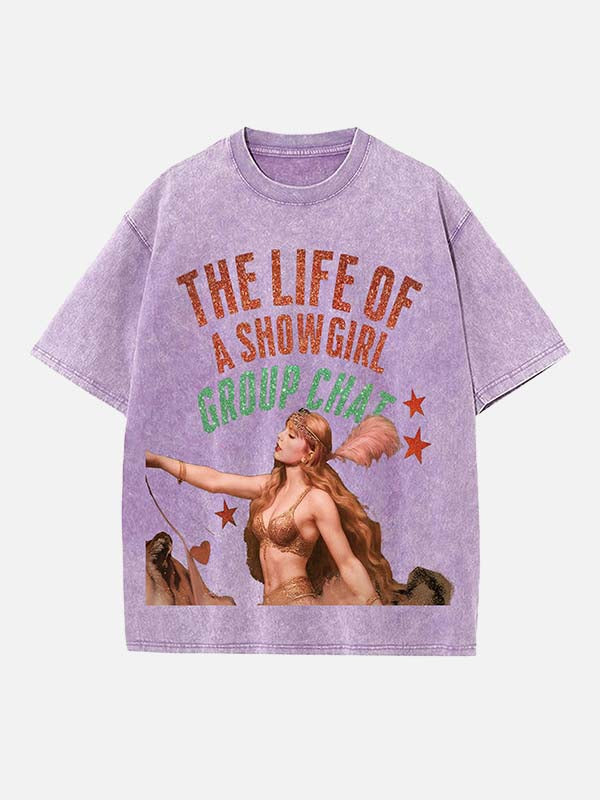 Taylor Swift Print Round Neck T-shirt