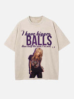 Kesha Print Round Neck T-shirt