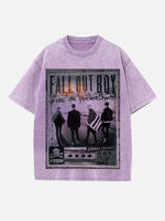 Fall Out Boy Print Round Neck T-shirt