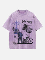 Don Toliver Print Round Neck T-shirt
