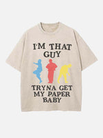 Tyler, The Creator Print Round Neck T-shirt