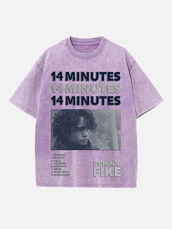 Dominic Fike Print Round Neck T-shirt