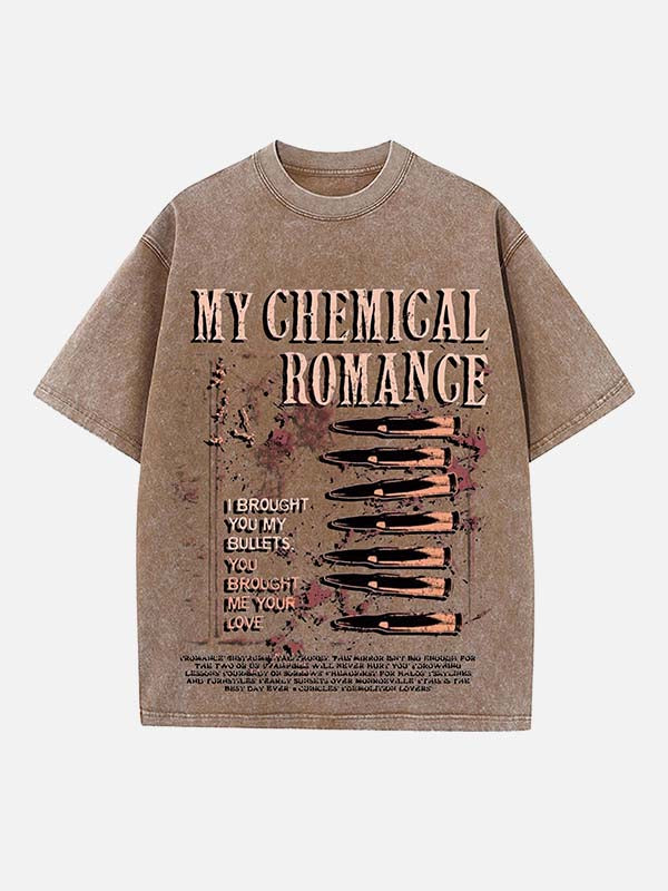 My Chemical Romance Print Round Neck T-shirt
