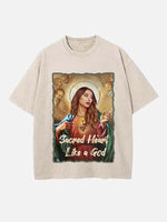 Ariana Grande Print Round Neck T-shirt