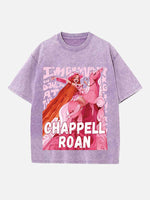 Chappell Roan Print Round Neck T-shirt