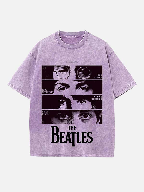 The Beatles Print Round Neck T-shirt