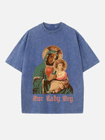 Beyoncé Print Round Neck T-shirt