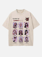 TWICE Print Round Neck T-shirt