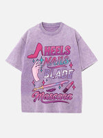 HUNTR/X Print Round Neck T-shirt