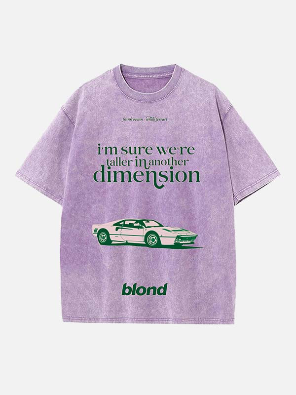 Frank Ocean Print Round Neck T-shirt