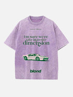 Frank Ocean Print Round Neck T-shirt