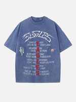 Eagles Print Round Neck T-shirt