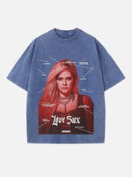 Avril Lavigne Print Round Neck T-shirt