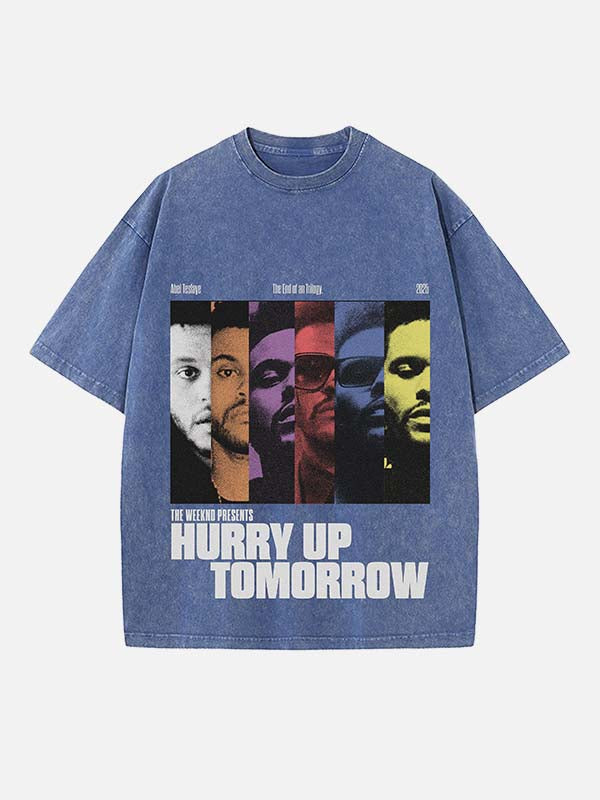 The Weeknd Print Round Neck T-shirt