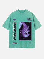 Twenty One Pilots Print Round Neck T-shirt