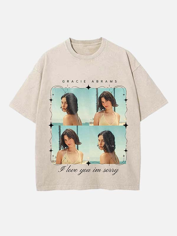 Gracie Abrams Print Round Neck T-shirt