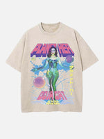 Doja Cat Print Round Neck T-shirt