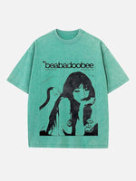 Beabadoobee Print Round Neck T-shirt