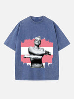 P!nk Print Round Neck T-shirt