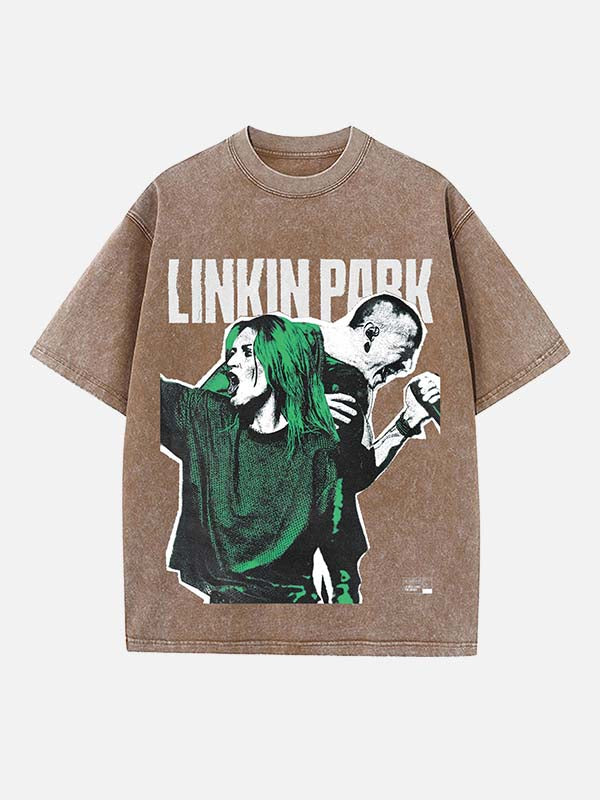 Linkin Park Print Round Neck T-shirt