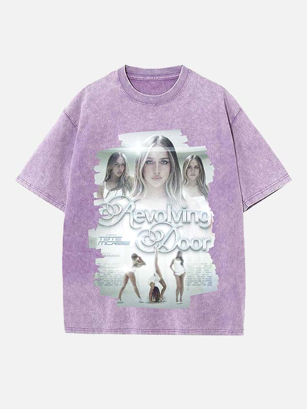 Tate McRae Print Round Neck T-shirt