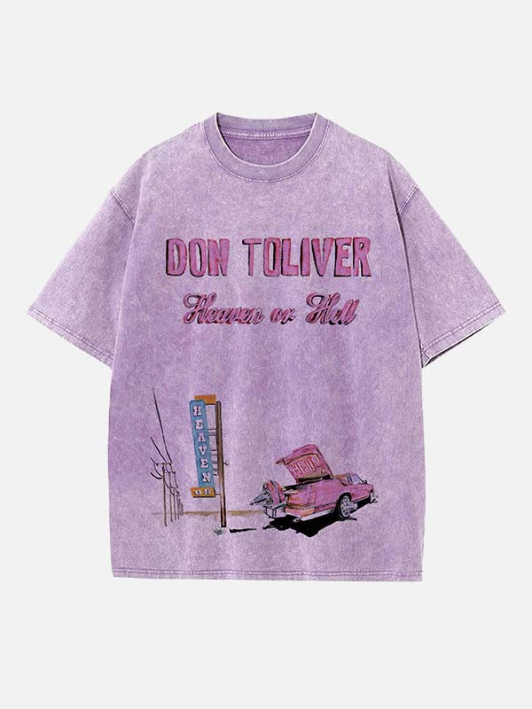 Don Toliver Print Round Neck T-shirt