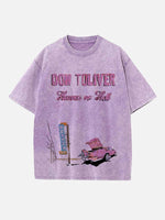 Don Toliver Print Round Neck T-shirt