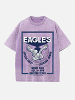 Eagles Print Round Neck T-shirt