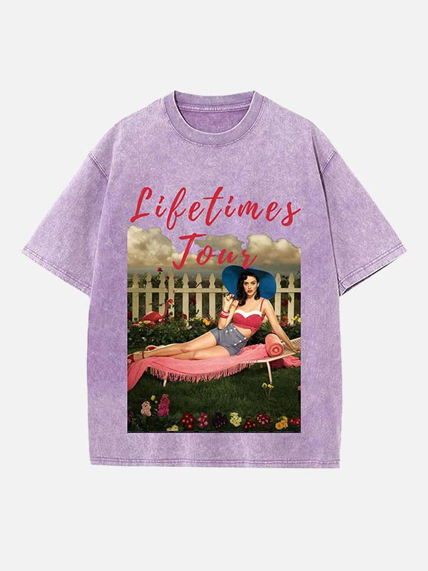 Katy Perry Print Round Neck T-shirt