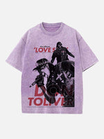 Don Toliver Print Round Neck T-shirt