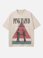Pink Floyd Print Round Neck T-shirt
