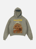 Sabrina Carpenter Print Slant Pockets Hoodie