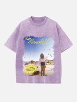 Sabrina Carpenter Print Round Neck T-shirt