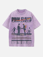 Pink Floyd Print Round Neck T-shirt