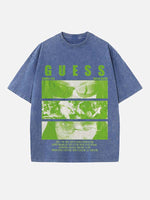 Charli xcx Print Round Neck T-shirt