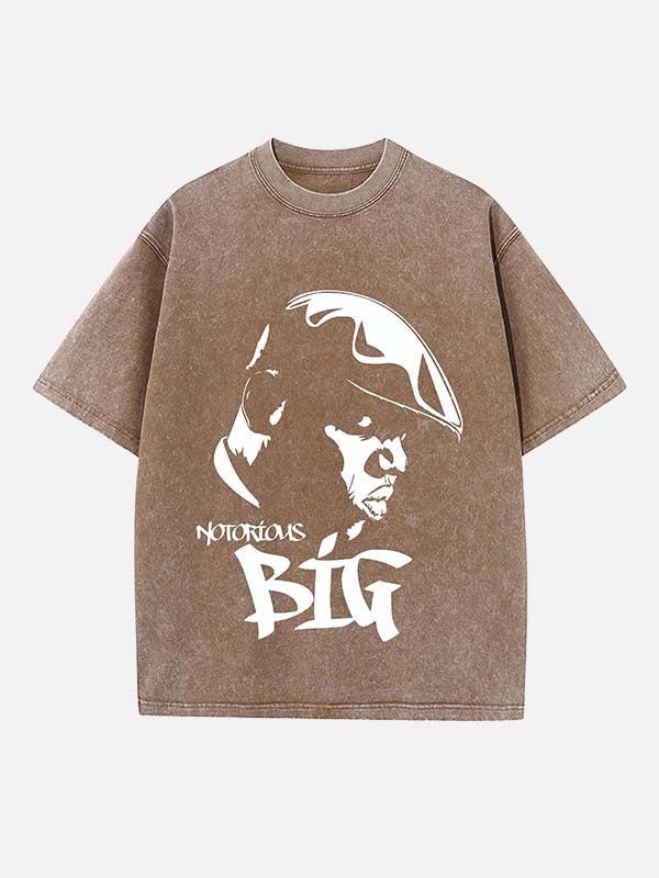 The Notorious B.I.G. Print Round Neck T-shirt
