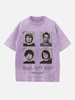 Fall Out Boy Print Round Neck T-shirt
