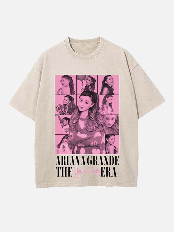 Ariana Grande Print Round Neck T-shirt