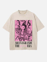Ariana Grande Print Round Neck T-shirt