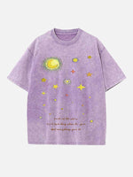 Coldplay Print Round Neck T-shirt