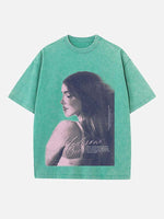 Madison Beer Print Round Neck T-shirt
