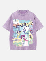 NewJeans Print Round Neck T-shirt