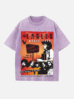 Eagles Print Round Neck T-shirt