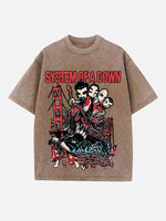 System of a Down Print Round Neck T-shirt