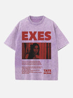 Tate McRae Print Round Neck T-shirt