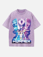 HUNTR/X Print Round Neck T-shirt