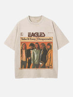 Eagles Print Round Neck T-shirt